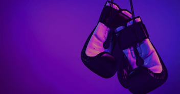 Neon boxing gloves